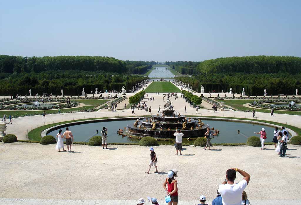 Park in Versailles Garten Schloss