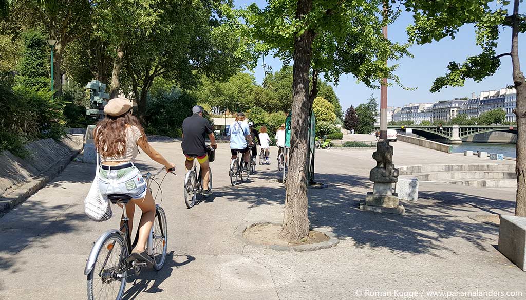 Paris mit dem Fahrrad (1) Paris mal anders